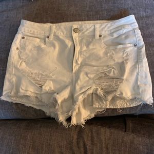 American Eagle White Shorts
